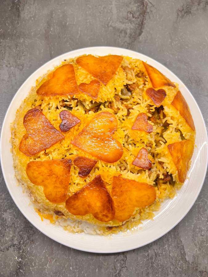 لوبیا پلو