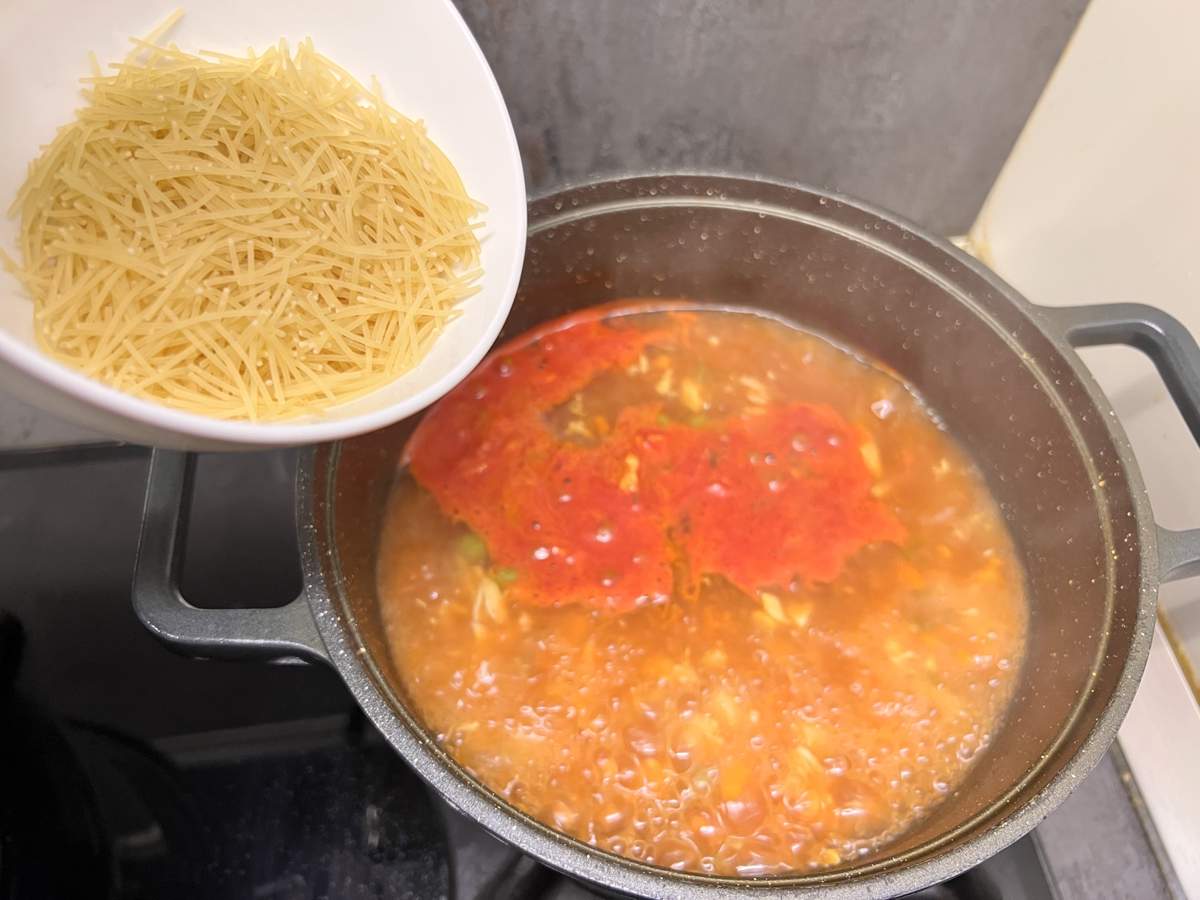 سوپ سبزی جات (ورمیشل)